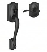 Schlage FE285CAM622ACCCAMRH matte black electronic keypad lower half handleset