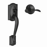 Schlage FE285CAM622ACCRH matte black electronic keypad lower half handleset