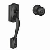 Schlage FE285CAM622GEO matte black electronic keypad lower half handleset