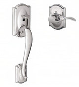 Schlage FE285CAM625ACCCAMLH polished chrome electronic keypad lower half handleset
