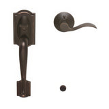 Schlage FE285CAM716ACCLH aged bronze electronic keypad lower half handleset