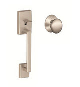 Schlage FE285CEN619PLY satin nickel bottom half handleset