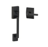 Schlage FE285CEN622BRWCEN matte black bottom half handleset