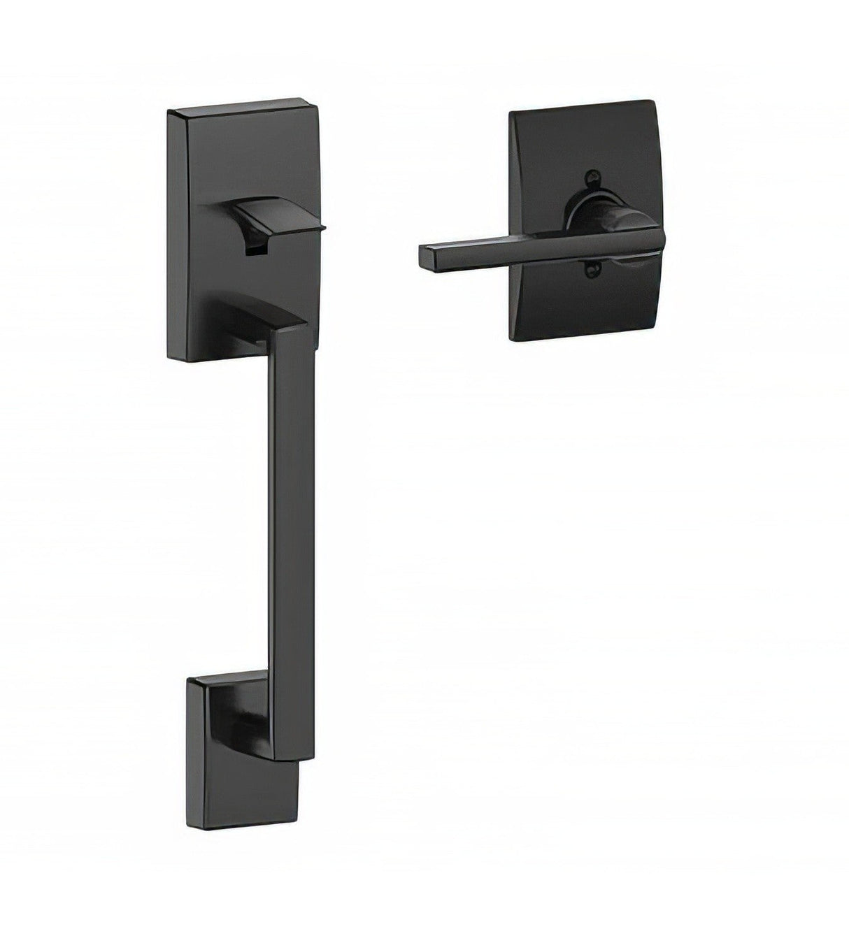 Schlage FE285CEN622LATCEN matt black electronic keypad lower half handleset