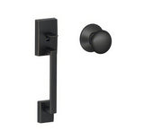 Schlage FE285CEN622PLY matte black bottom half handleset