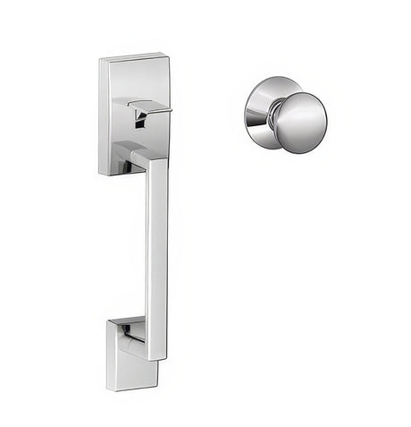 Schlage FE285CEN625PLY bright chrome bottom half handleset