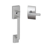 Schlage FE285CEN626BRWCEN satin chrome bottom half handleset