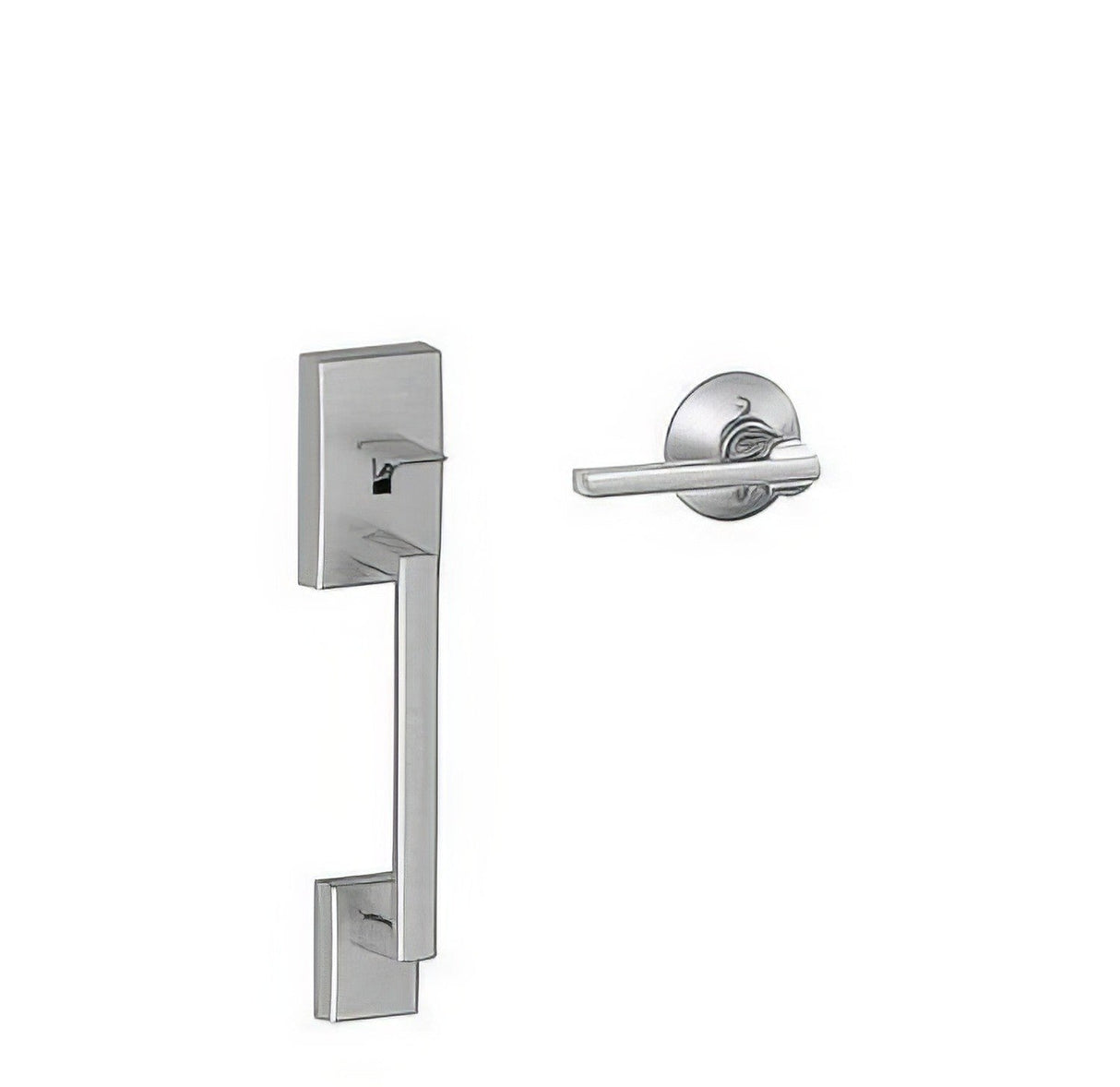Schlage FE285CEN626LAT satin chrome electronic keypad lower half handleset