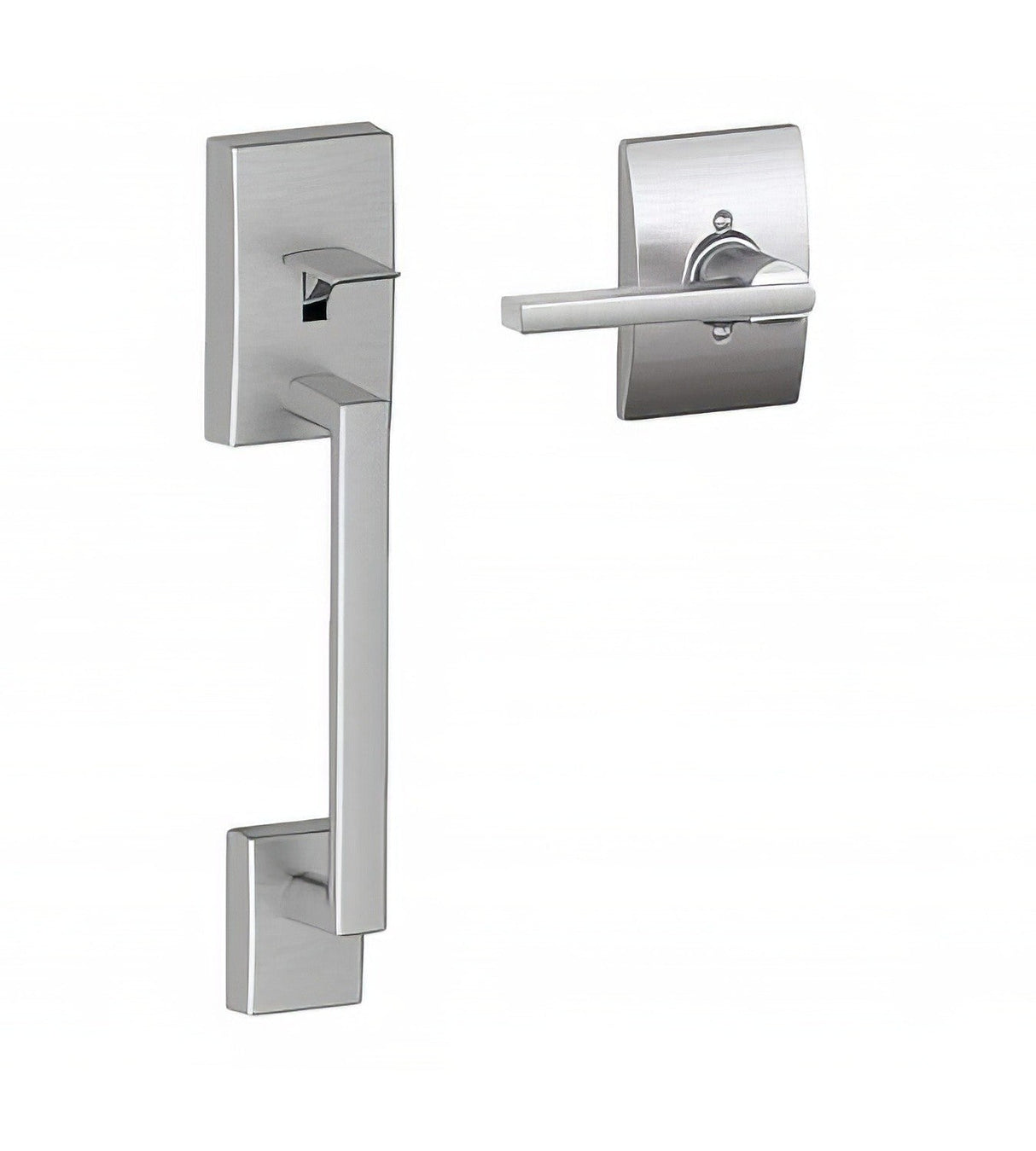 Schlage FE285CEN626LATCEN satin chrome electronic keypad lower half handleset