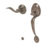 Schlage FE285PLY620ACCRH antique pewter electronic keypad lower half handleset