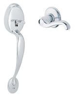 Schlage FE285PLY625FLALH polished chrome electronic keypad lower half handleset