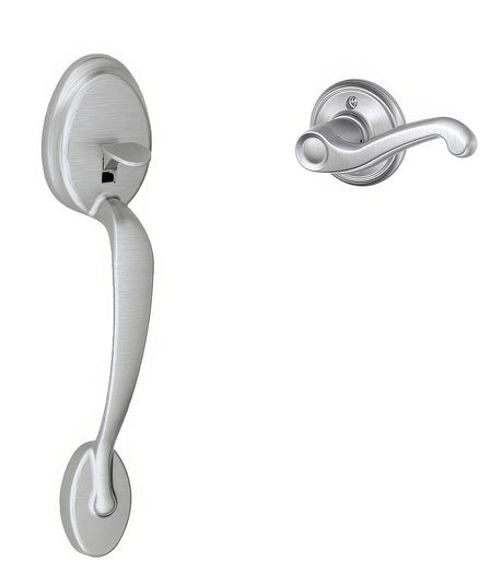 Schlage FE285PLY626FLALH satin chrome electronic keypad lower half handleset