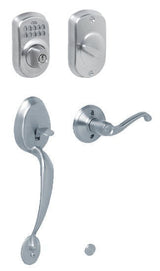 Schlage FE365PLY613FLALH oil rubbed bronze electronic keypad handleset