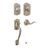Schlage FE365CAM619ACCLH satin nickel electronic keypad handleset
