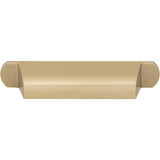 Top Knobs TK3361HB Cressing 3 3/4" Center to Center Cup/Bin Pull Honey Bronze