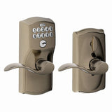 Schlage FE595CAM620ACC antique pewter keypad entry door lever