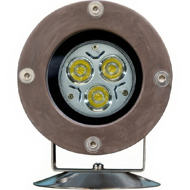 Dabmar Lighting FG313-LED3 bronze fiberglass pond/fountain underwater light