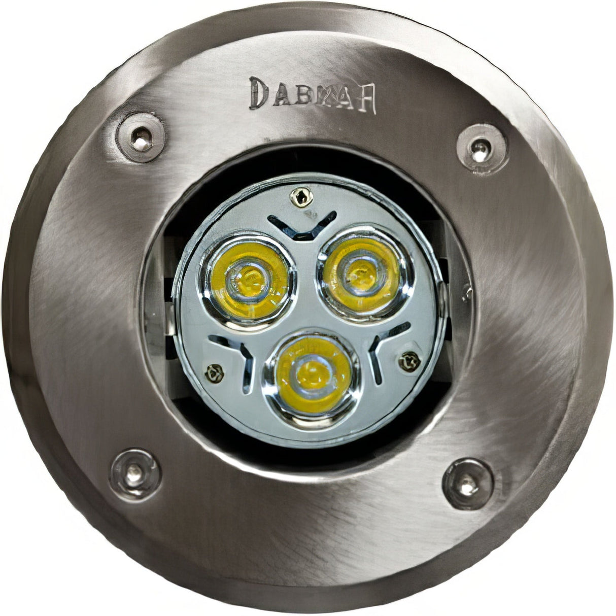 Dabmar Lighting FG319-LED3 Fiberglass LED In-Ground Well Light with Stainless Steel Top Stainless Steel (Top)
