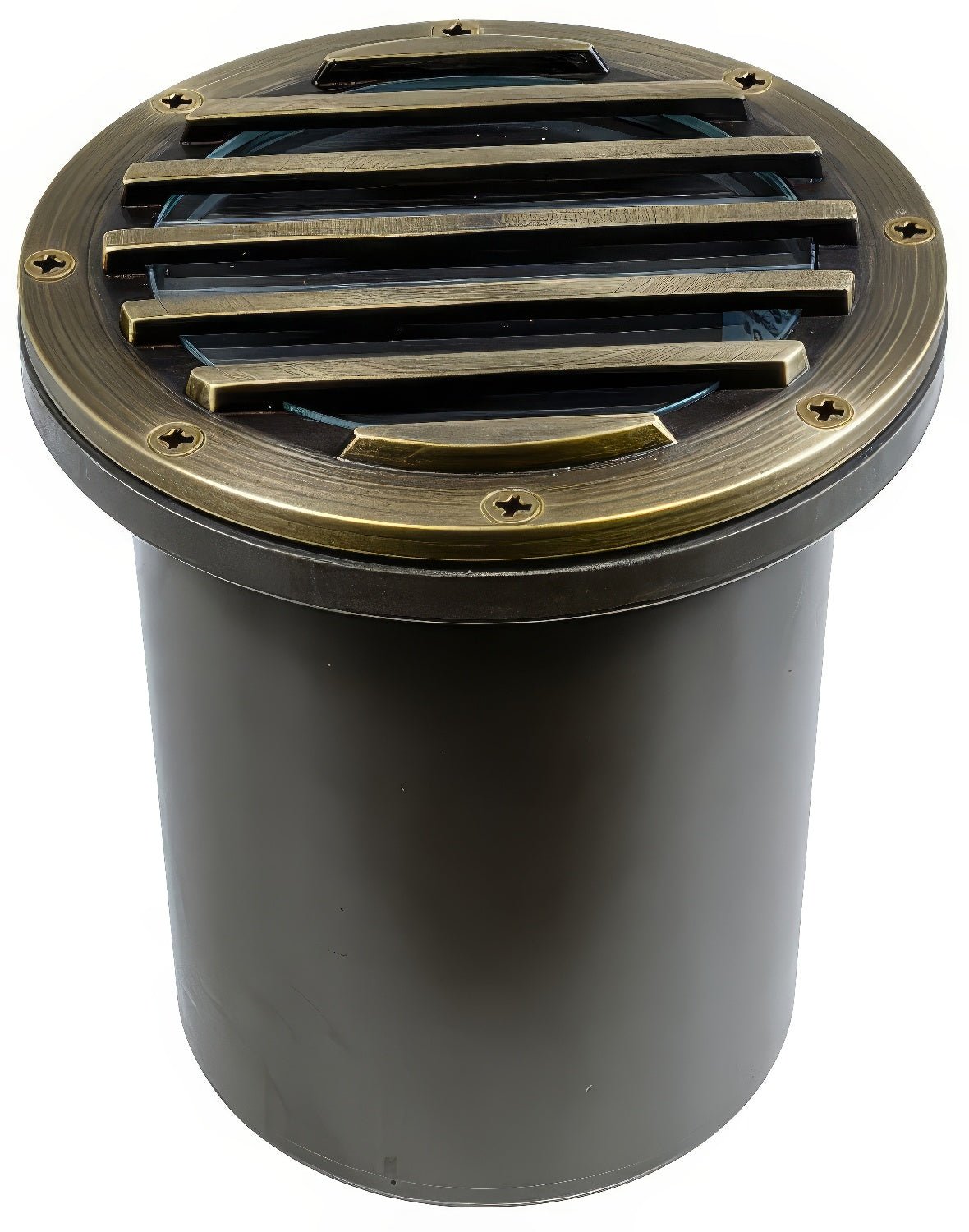Dabmar Lighting FG4400-L25S-27K-WBS weathered brass in ground well light