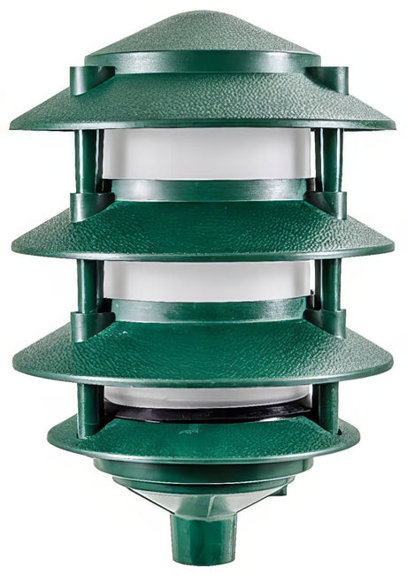 Dabmar Lighting FG5100-L6-60K-G green pagoda light