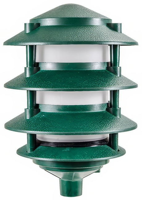 Dabmar Lighting FG5100-L6-RGBW-G green pagoda light