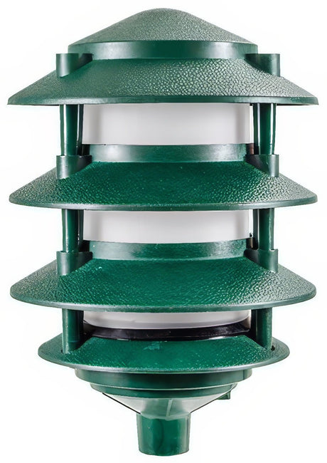 Dabmar Lighting FG5100-L9-27K-G green pagoda light