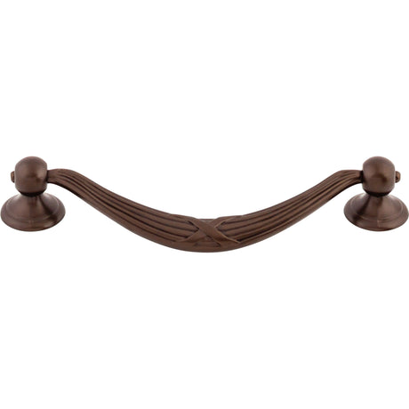 Top Knobs M934 Ribbon & Reed 5 1/16" Center to Center Drop Handle Oil Rubbed Bronze
