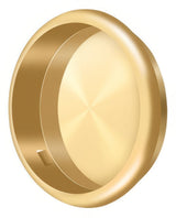 Deltana FP221RCR003 lifetime polished brass flush pull
