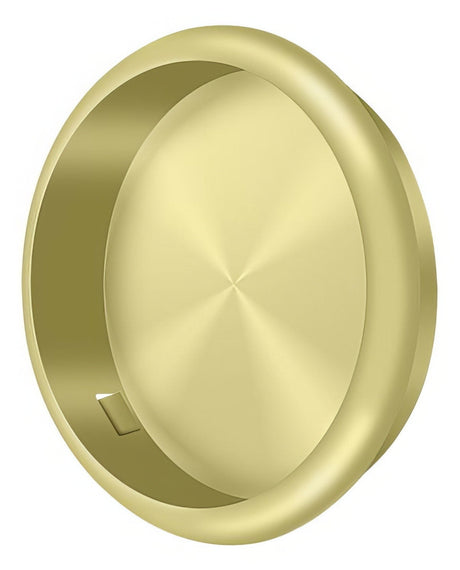 Deltana FP221RU3 polished brass flush pull