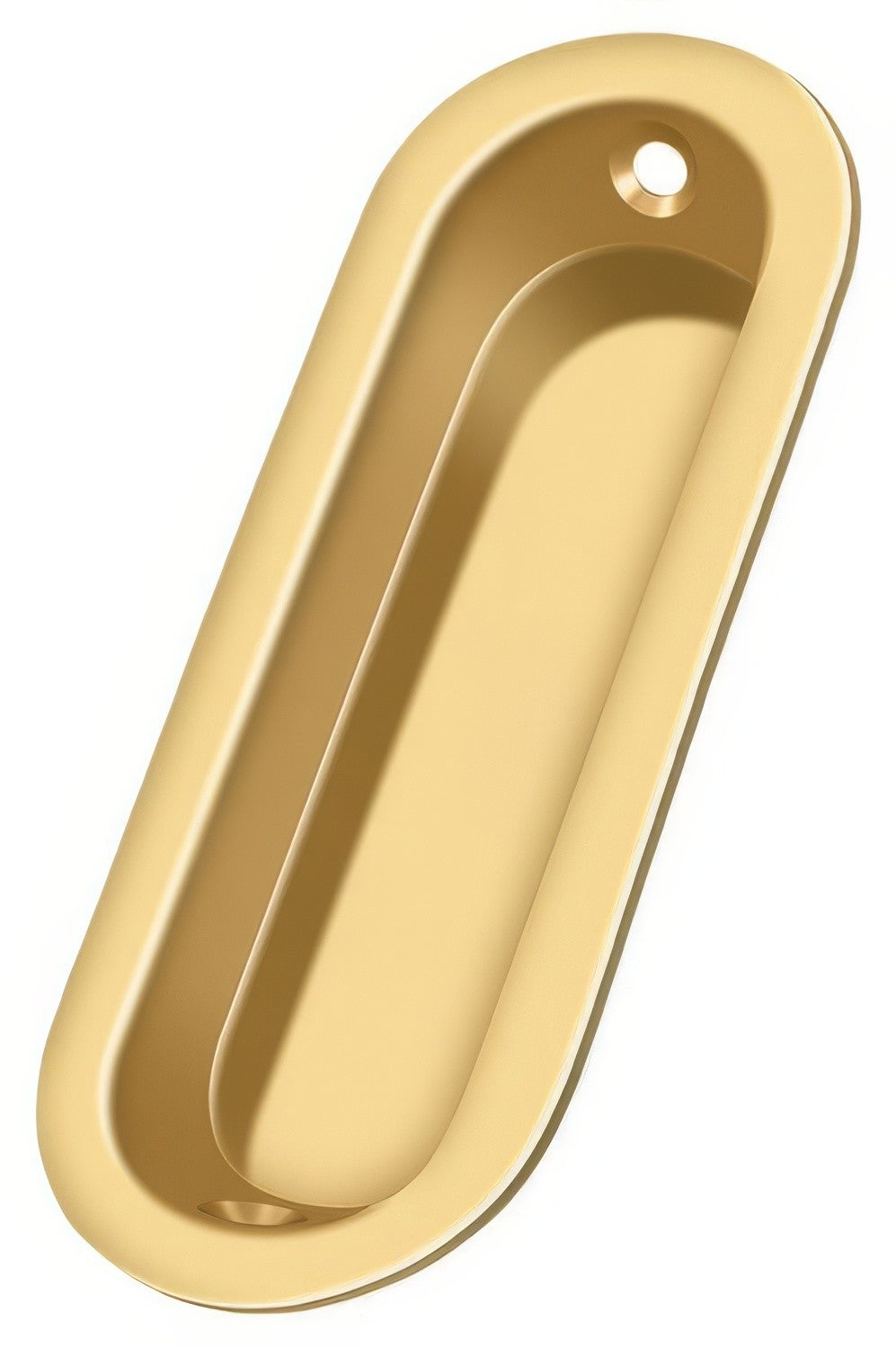 Deltana FP223CR003 lifetime polished brass flush pull