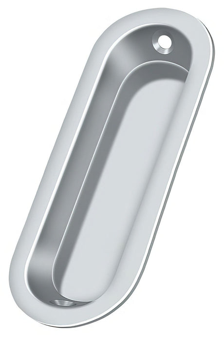 Deltana FP223U26D flush pull in satin stainless, additional view