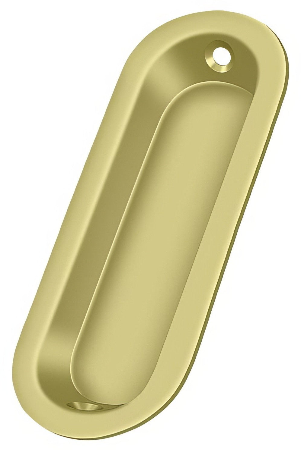 Deltana FP223U3 polished brass flush pull