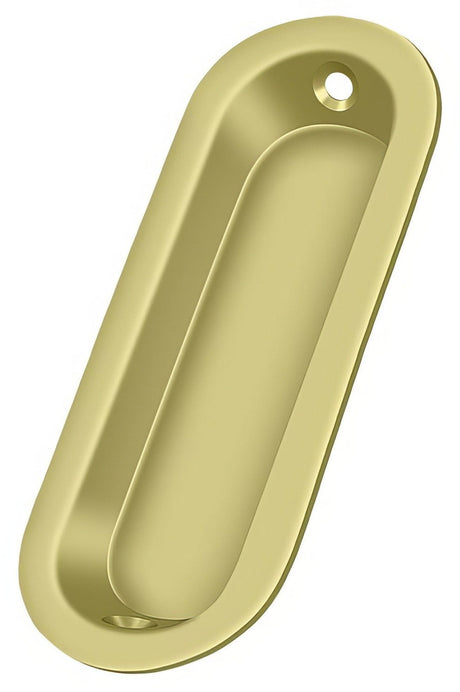 Deltana FP223U3 flush pull in satin nickel, additional view