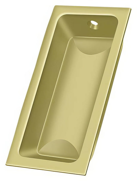 Deltana FP227U3 polished brass flush pull
