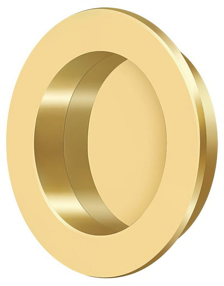 Deltana FP238CR003 lifetime brass flush pull