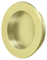 Deltana FP238U3 bright brass flush pull