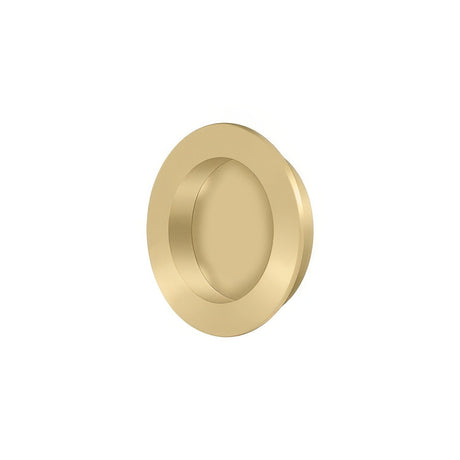 Deltana FP238U4 brushed brass flush pull