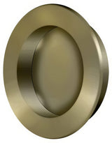 Deltana FP238U5 antique brass flush pull