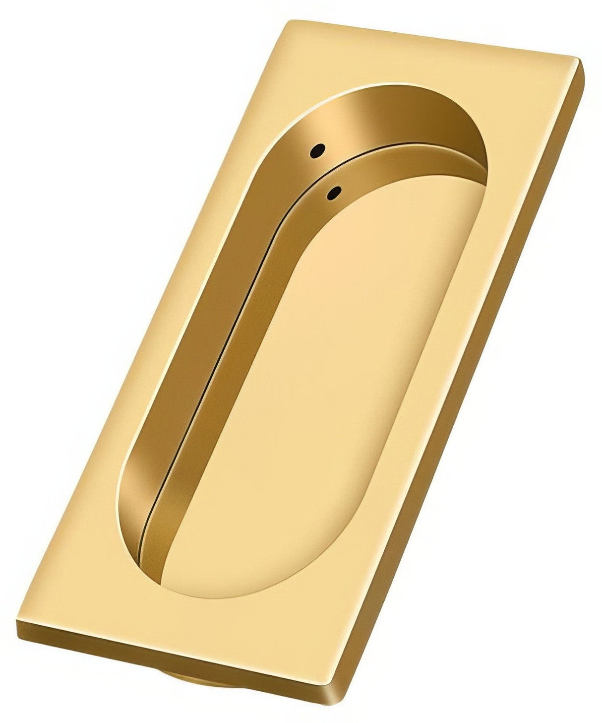 Deltana FP4134CR003 lifetime polished brass flush pull