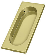 Deltana FP4134U3 polished brass flush pull