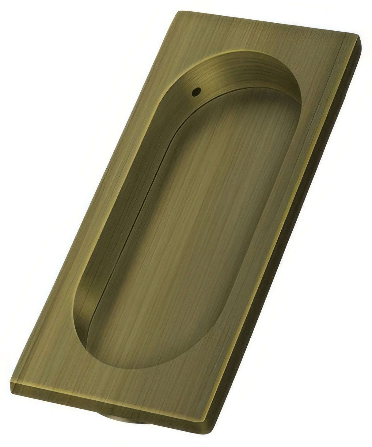 Deltana FP4134U5 antique brass flush pull
