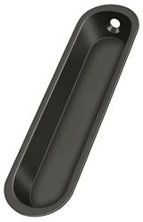 Deltana FP828U10B oil rubbed bronze flush pull