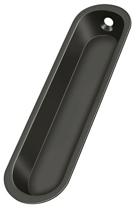 Deltana FP828U10B oil rubbed bronze flush pull