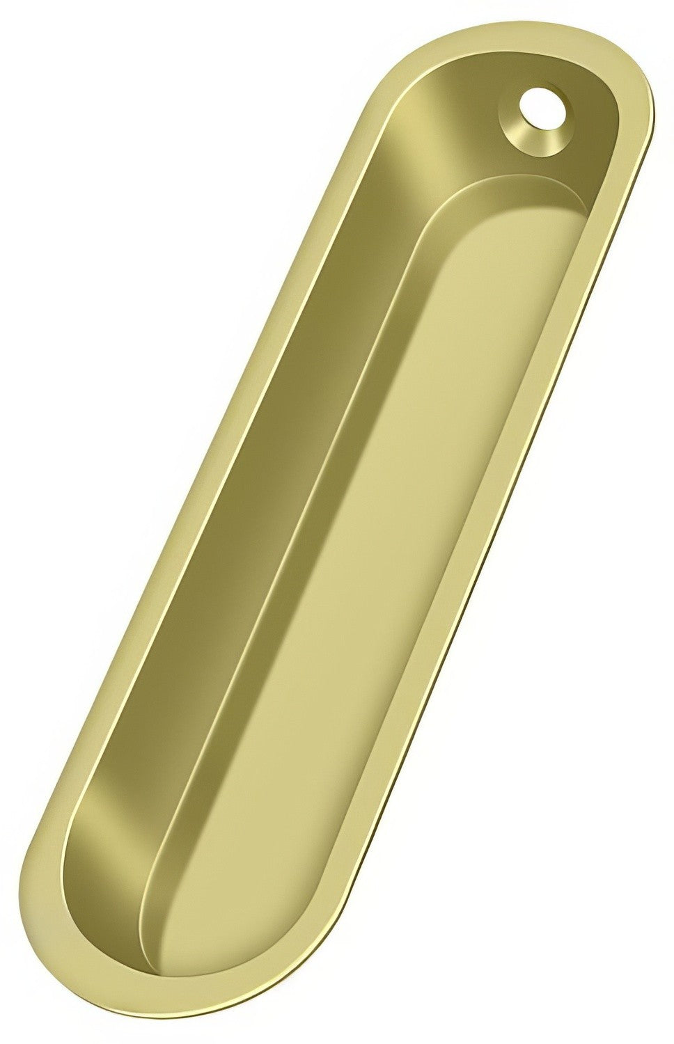 Deltana FP828U3 polished brass flush pull