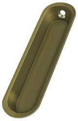 Deltana FP828U5 antique brass flush pull