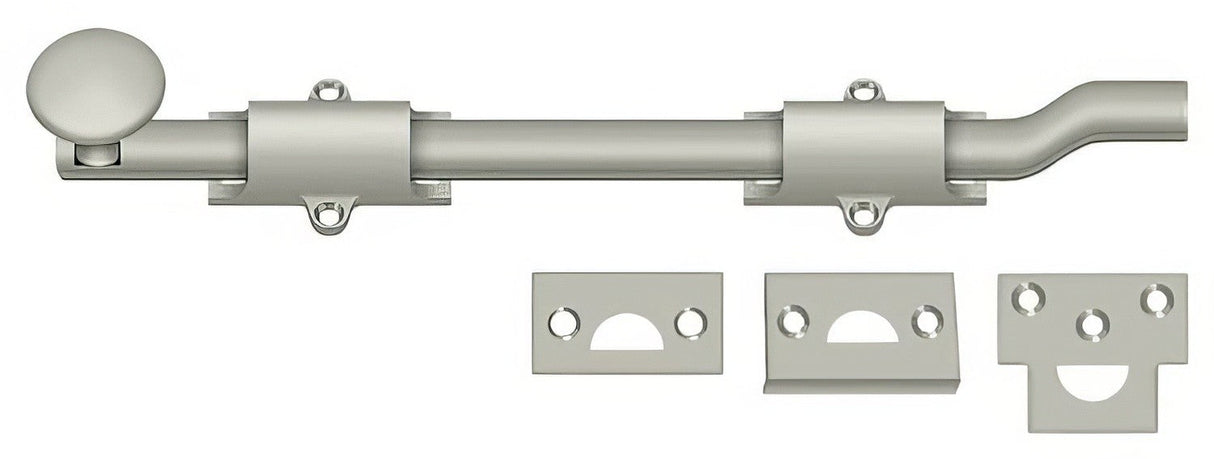 Deltana FPG1015 satin nickel surface bolt