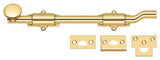 Deltana FPG10CR003 lifetime polished brass surface bolt