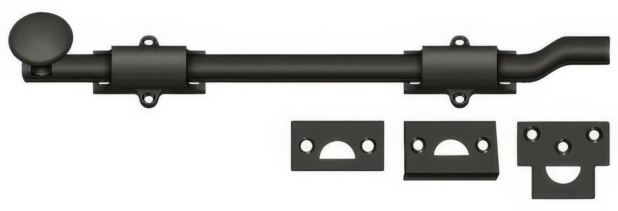 Deltana FPG1210B oil rubbed bronze surface bolt