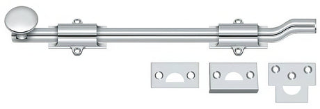 Deltana FPG1226 chrome surface bolt