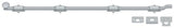 Deltana FPG4226D satin chrome surface bolt